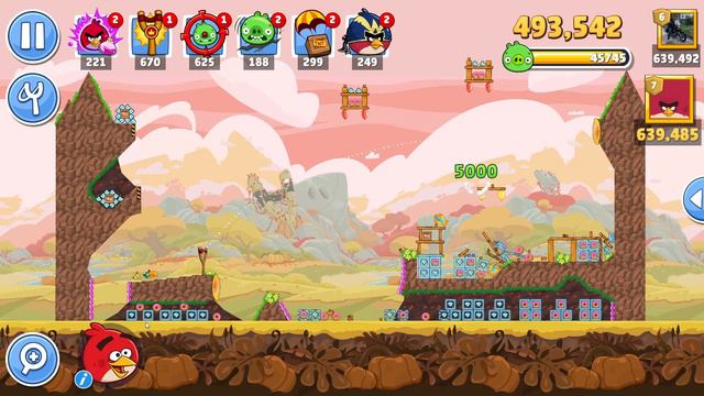 Angry Birds Friends Level 7 Tournament 1316 three stars NO POWER-UP walkthrough 2023-11-13 смотреть онлайн