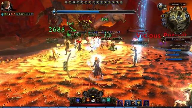 Neverwinter - Temple of Tiamat (25p Raid) смотреть онлайн