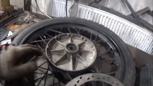 дисковый тормоз на ИЖ , ижачинка потихоньку делается ....