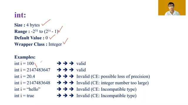 Java - Data Types | byte | short | int | long | float | double | char | boolean смотреть онлайн