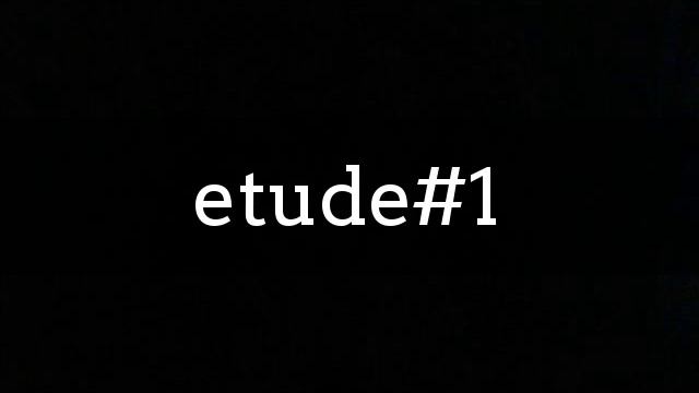 etude#1 (human rights) смотреть онлайн