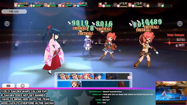 Sakura Wars Collab PvP! | Revue Starlight ReLIVE | 11.05.21 смотреть онлайн