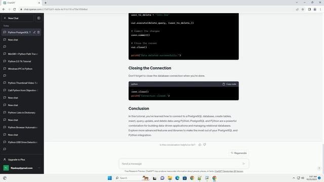 postgresql and python смотреть онлайн
