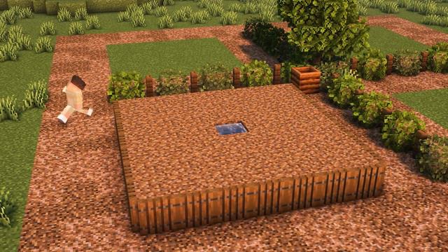 Minecraft | How to Build a Simple Fancy Garden | Tutorial смотреть онлайн