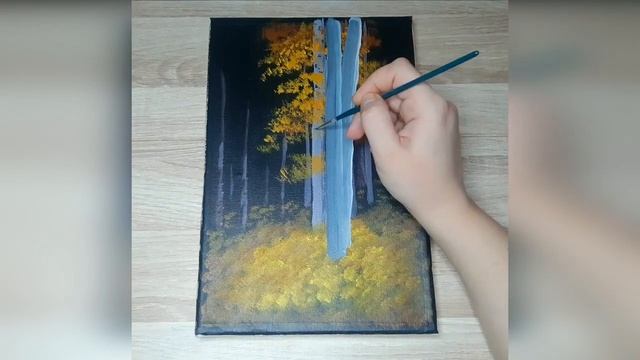 Луч света. Акриловая живопись. Acrylic Painting.