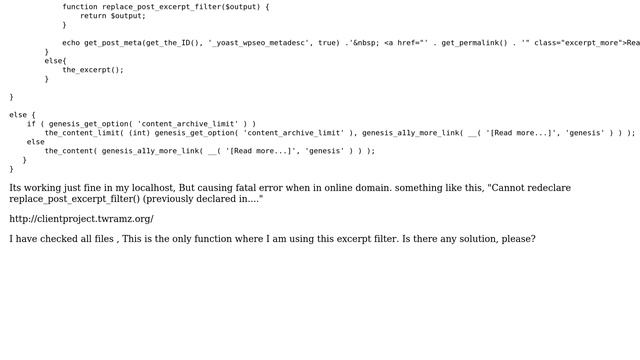 Can anyone help me with replace genesis post excerpt with yoast meta description and if there is... смотреть онлайн