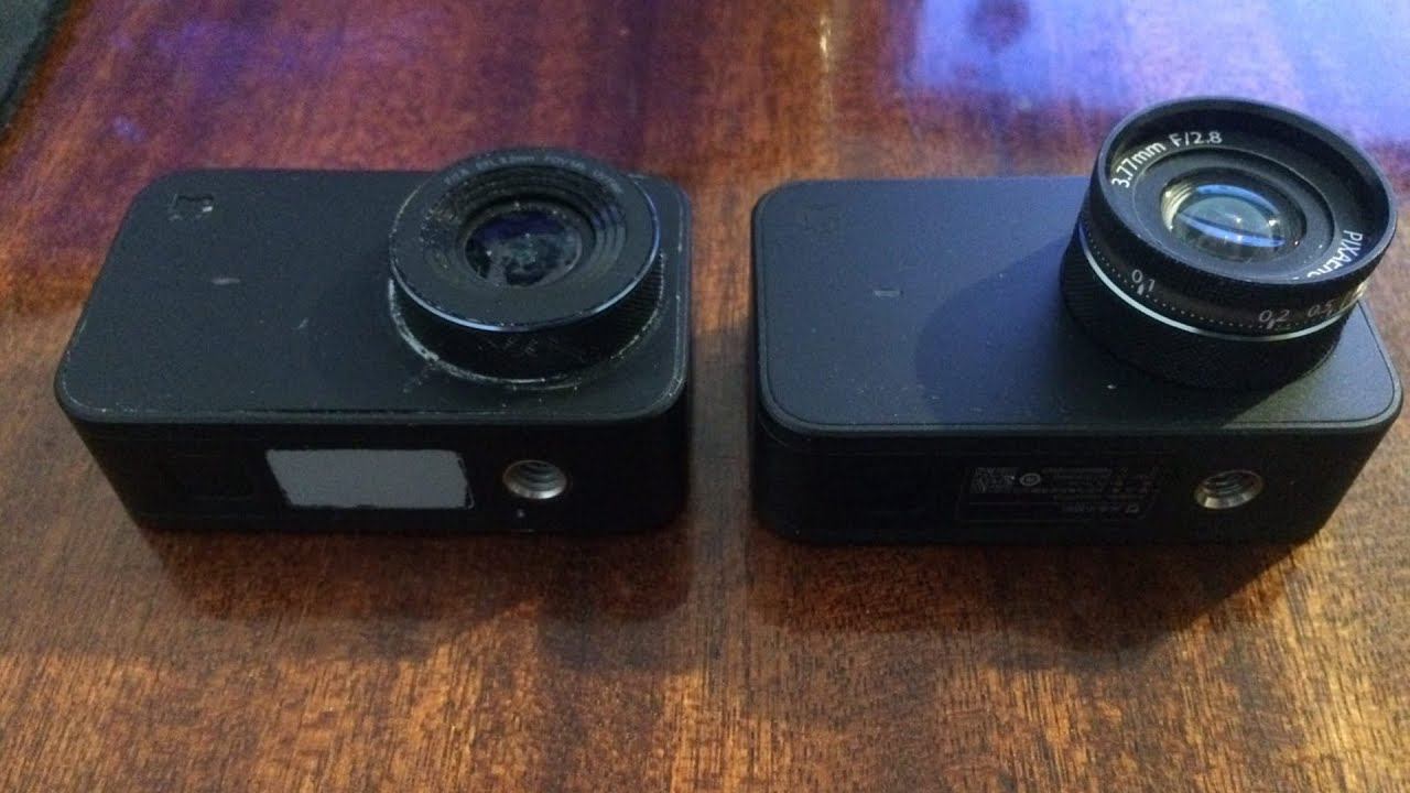 Xiaomi Mijia 4K action camera VS Mijia 4K с объективом PIXAERO 3,77mm (тест макросъёмки) смотреть онлайн