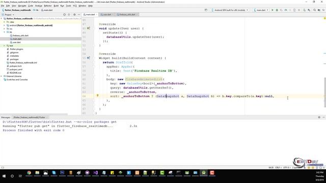 Flutter Development Tutorial - Firebase Database смотреть онлайн