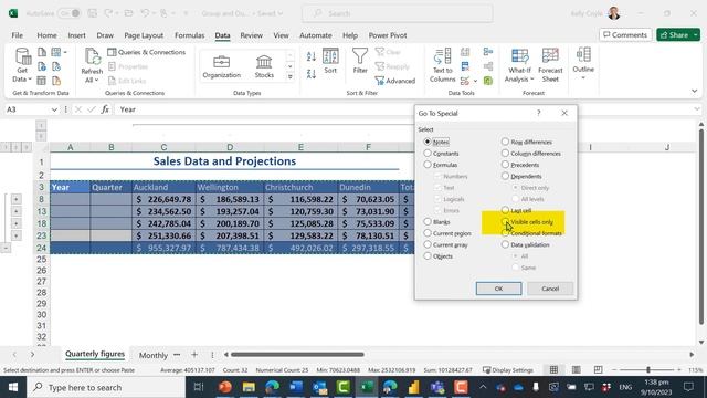 How to Cut and Paste Visible Cells only in Excel смотреть онлайн