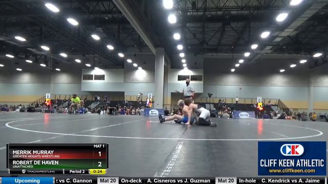2020 USAW Preseason Nationals/1614 Middle School Boys 149 Merrik Murray Greater Heights Wrestling смотреть онлайн