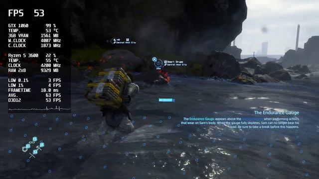 Death Stranding - All Settings - 1080p - RYZEN 5 3600 - GTX 1060 смотреть онлайн