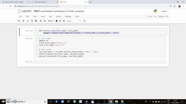 Downloading Kaggle datasets using Kaggle API Keys in Jupyter Notebook смотреть онлайн