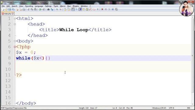 While Loop in php programming | php tutorial in hindi | Mr tech 001 смотреть онлайн