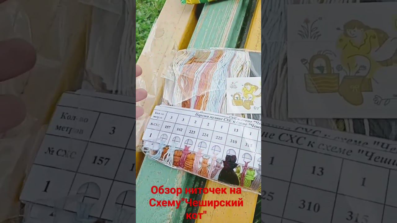 Обзор на Ниточки,Схема Надежды Казариной 