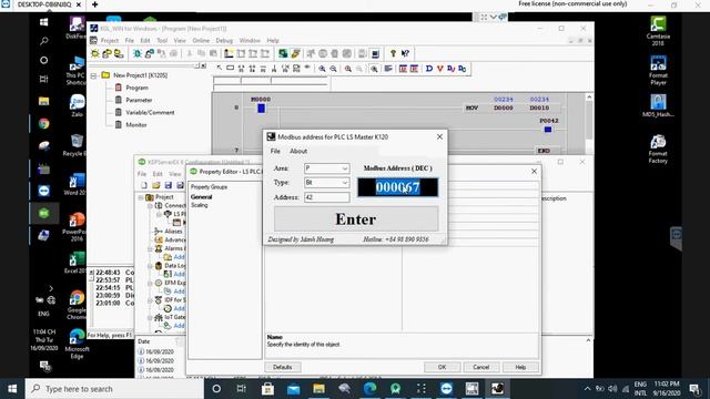 PLC LS Master-K120 Connect with Kepware server смотреть онлайн