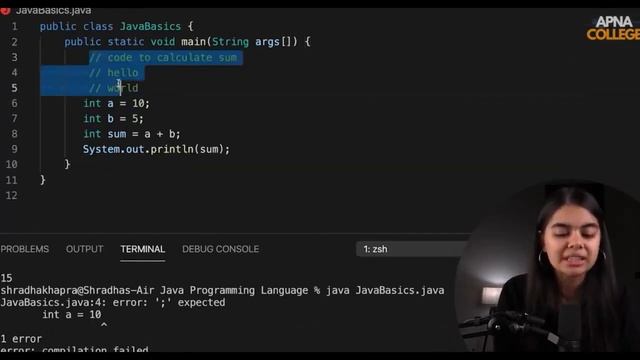 Java basics tutorial alpha batch lecture 1 | Apna college data structure and algorithm смотреть онлайн