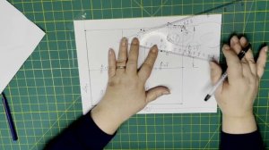 Построение базовой конструкции для мужчин. Китайская методика конструирования одежды. Видео №3.