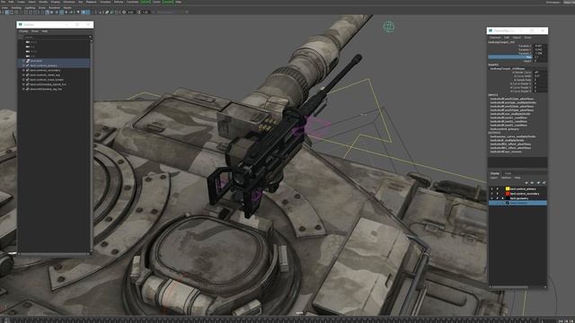 Advanced Tank Rig for Maya | Maya Tank Rig Product | 3D Tank Model смотреть онлайн