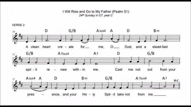 I Will Rise And Go To My Father (Psalm 51) смотреть онлайн