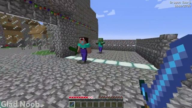 Minecraft Battle: NOOB AND PRO FORTRESS VS MONSTER FORESTRESS смотреть онлайн