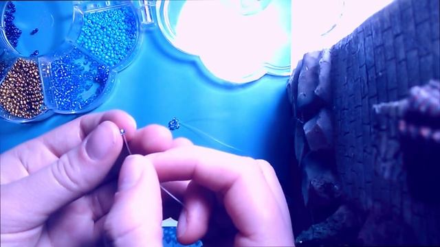 DIY: Подвеска из бисера своими руками.Жгут Из Бисера Без Крючка. смотреть онлайн