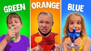 Miss Katy - Еда одного цвета Челлендж