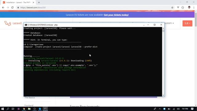 Laravel 5.8 Installation Laragon Windows 10 смотреть онлайн
