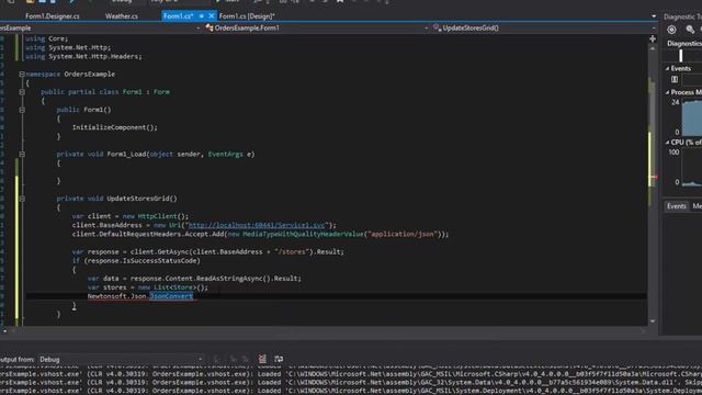 Calling a REST service from Winforms and binding to grid смотреть онлайн