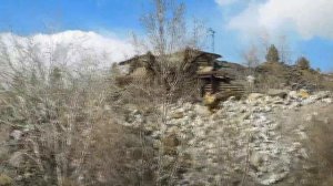 Заброшенный бункер. Это место ЗабГОКа, куда привозили породу.