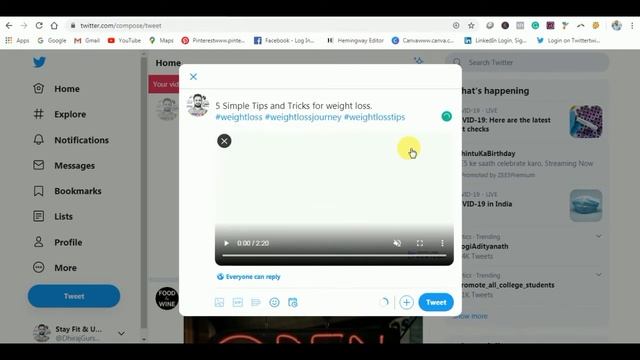 I Avoid these 3 mistakes when uploading video on twitter I How to Upload Video on Twitter I Twitter смотреть онлайн