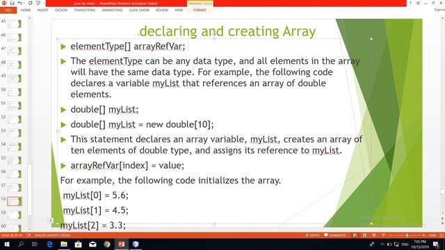 java Array tutorial for beginner explanation theory in amharic video 10 смотреть онлайн