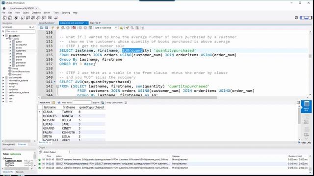 subquery FROM HAVING clauses смотреть онлайн