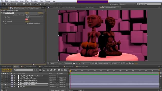 AEplug 016 - Продолжение Multi Pass Compositing в After Effects (часть 3 из 4) смотреть онлайн