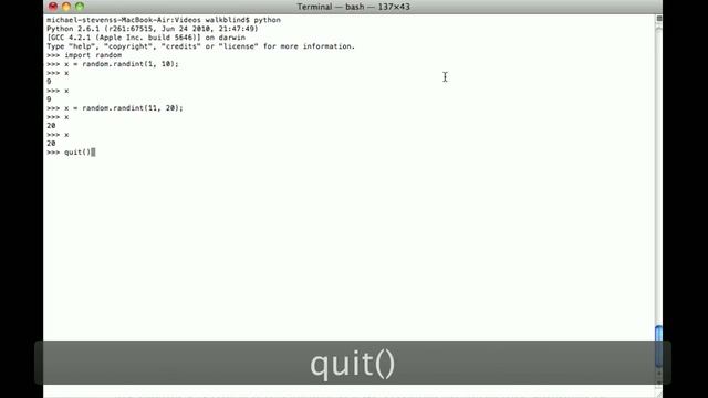 Python - randint смотреть онлайн