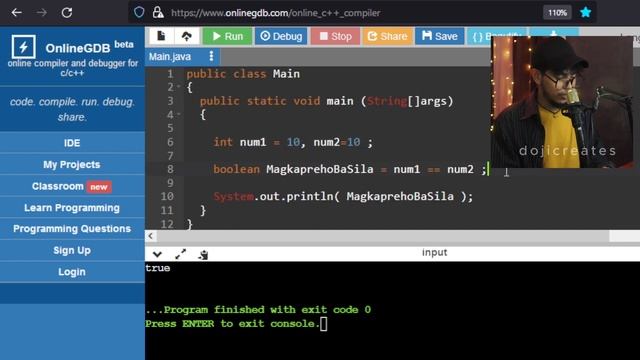 JAVA PROGRAMMING - LESSON 4 | COMPARISON OPERATORS | CODING AND PROGRAMMING TAGALOG смотреть онлайн