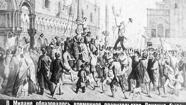 Диафильм Революция 1848-1849 гг. в Австрийской империи смотреть онлайн