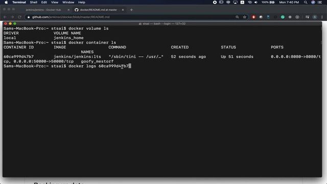 Jenkins Tutorial - install Jenkins (Docker Image) смотреть онлайн