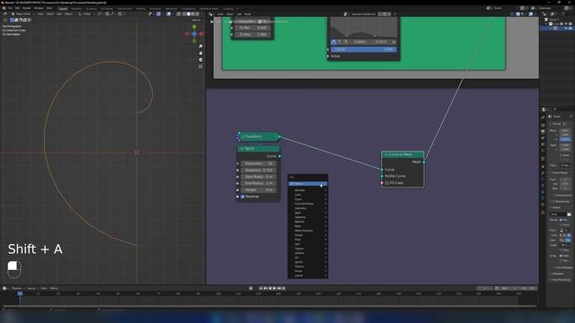 Procedural Modeling | Geometry nodes | Blender 3.3 смотреть онлайн
