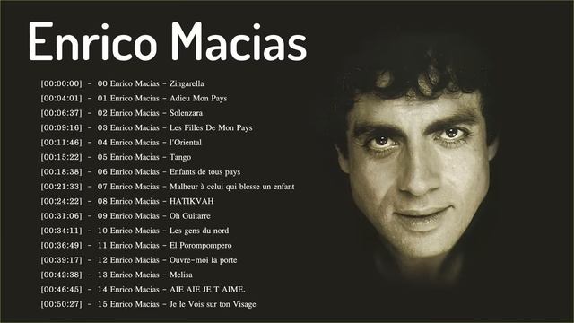 Enrico Macias plus grands succès 2022 ? Enrico Macias Full Album? Musicque Romantique смотреть онлайн