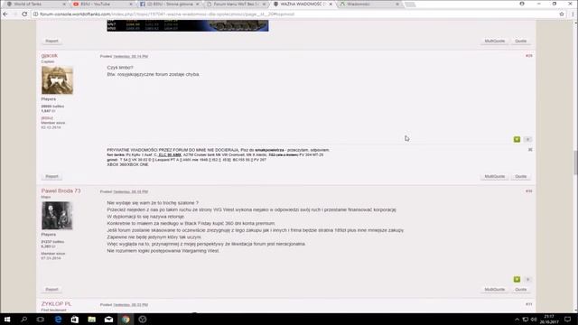 WG Zamyka Polskie Forum WoT Console !!! смотреть онлайн