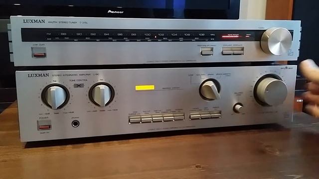 Усилитель Luxman L-190 и Тюнер Luxman T-215L смотреть онлайн