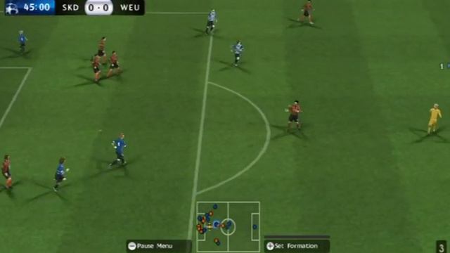 Pro Evolution Soccer 2010 Wii UEFA Champions League Gameplay - Group D Match 2 HD смотреть онлайн