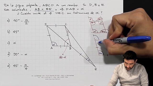 Geometría, rombos, ángulos y diagonales - Profe Mauro Quintana смотреть онлайн