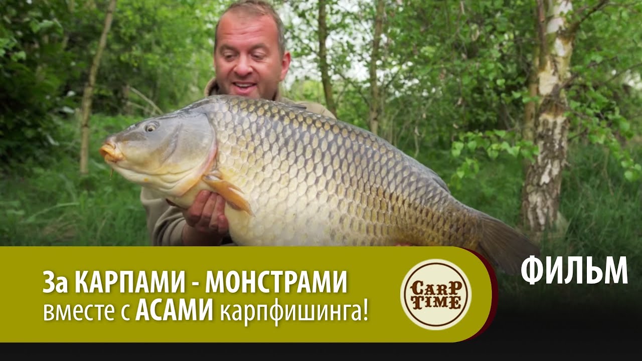 За КАРПАМИ - МОНСТРАМИ вместе с АСАМИ карпфишинга! ФИЛЬМ