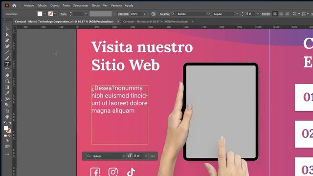 ?¡Elaborar CARRUSEL para Redes Sociales en Adobe Illustrator!? смотреть онлайн