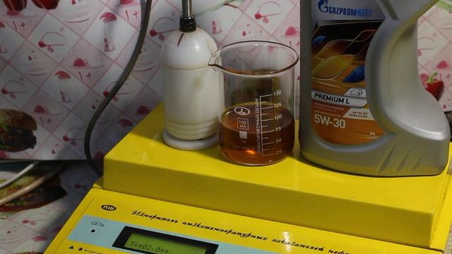Масло GAZPROMNEFT PREMIUM L 5W-30 проверка CCS при.. -30гр.
