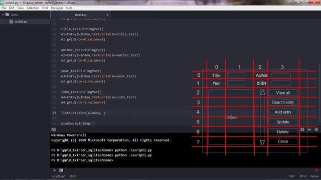 Python 22.3 Application-4 Build a desktop Database Application - Frontend Interface смотреть онлайн