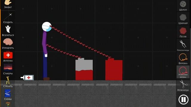 Обновление медицинского пака. Turbo Stickman Ragdoll Playground смотреть онлайн