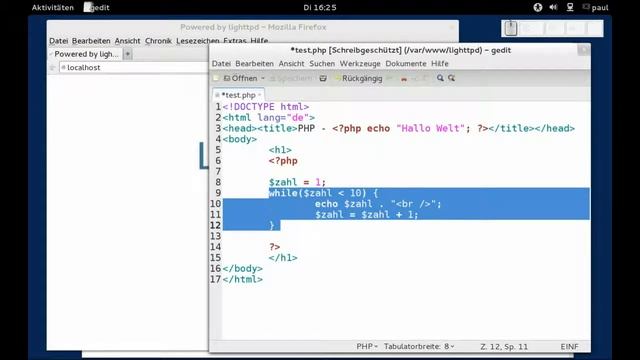 PHP-Programmierung - die while-Schleife смотреть онлайн