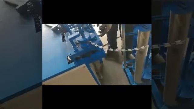 как работает Оборудование для изготовления колючей проволоки из армированной ленты Егозы в Китае-2 смотреть онлайн